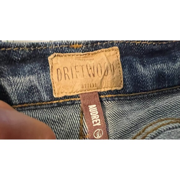 Driftwood Women's Audrey Jeans  Size 27  Distressed Straight Leg w Raw Hem - Picture 13 of 15